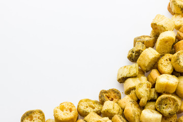 Croutons of bread