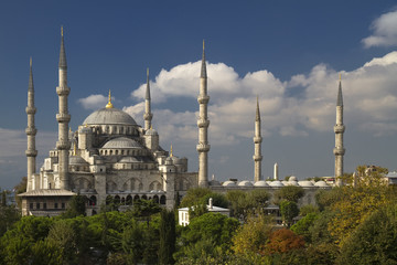 Fototapeta na wymiar View on The Blue Mosque
