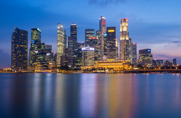 Fototapeta na wymiar singapore city