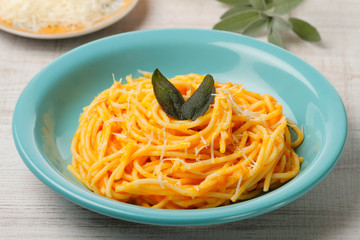 Creamy roasted butternut pumpkin pasta