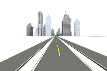 Fototapeta premium Futuristische Architektur