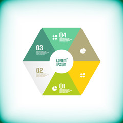 Modern geometrical banner design template