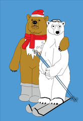 two bear