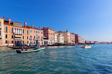 Obraz premium Venice, Grand Canal view, Italy. Sunny day