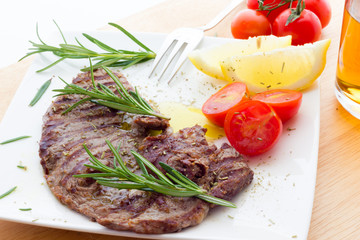 Veal steaks