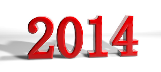 new year number 2014