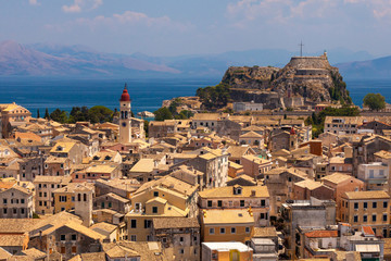 View homes in Corfu, Greece