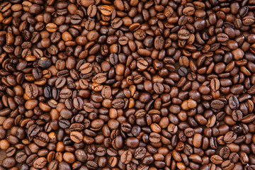 Coffee beans as a background