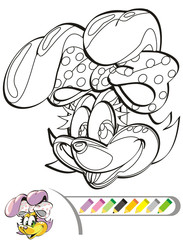 Painting the picture of the bunny