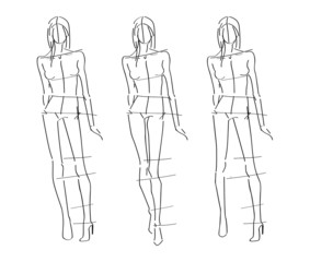 Sketch Fashion Poses