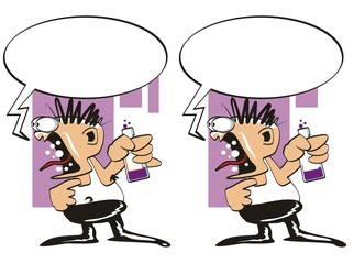 Drunk Man: Spot the differences