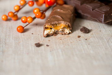 Closeup chocolate