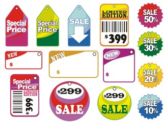 Sale labels