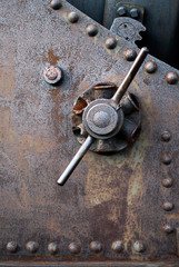 Fragment of the old gun