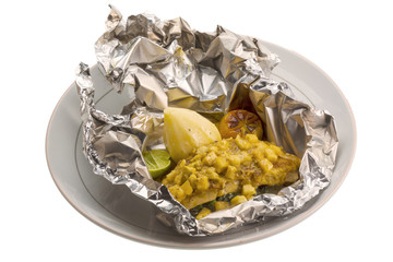 Baked catfish