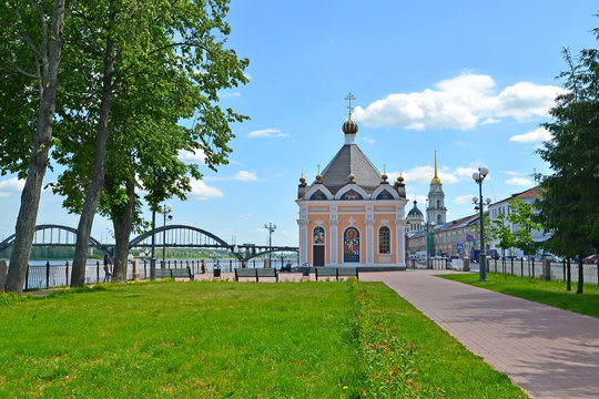 Rybinsk.  Sacred Nikolay Chudotvortsa's chapel
