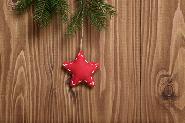 vintage christmas decorative star hanging