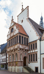 Fototapeta na wymiar town hall of Lemgo, Germany