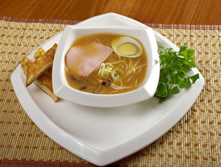 delicious miso ramen.