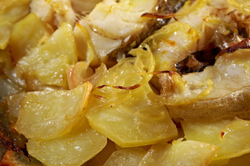 Codfish with potatoes