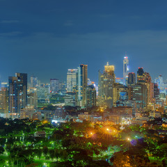 Fototapeta premium Bangkok night view