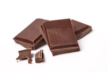 cubes of chocolate