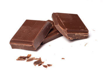 cubes of chocolate