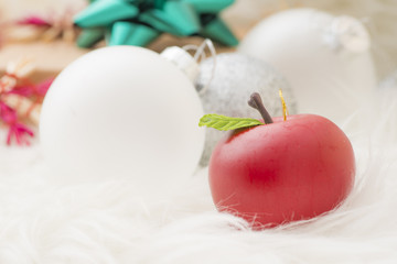 Christmas decoration with baubles