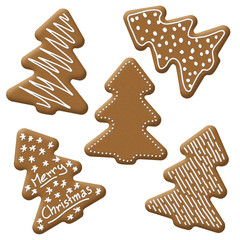 christmas tree gingerbread