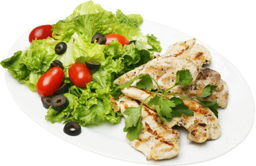 Grilled chicken wings