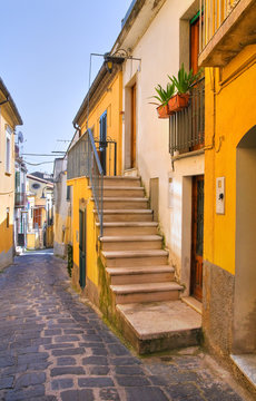 Alleyway. Melfi. Basilicata. Italy.