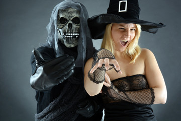 Horror und Hexe zu Halloween