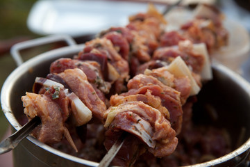 Essen, Fleisch, Schaschlik