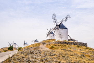 windmills in Consuegra, Spain