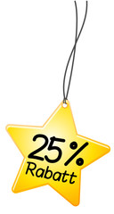 25 % Rabatt