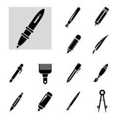 pen icons