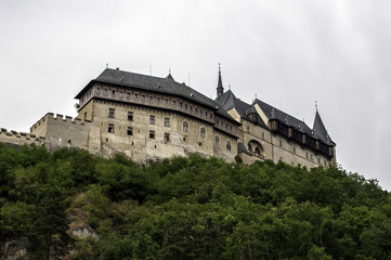 Fototapeta na wymiar Karlstejn Castle.