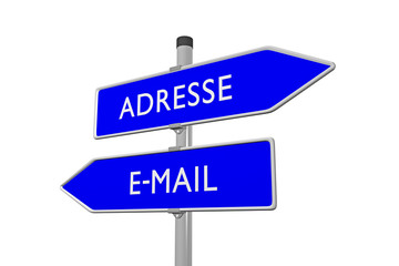 Adresse >< E - Mail