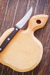 knife and board