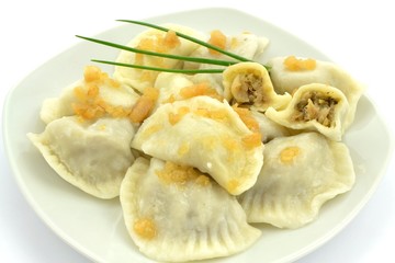dumplings with sauerkraut