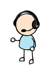 Man with Headset