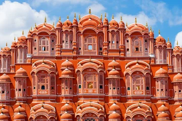 Poster Im Rahmen Hawa Mahal Palast (Palast der Winde) in Jaipur, Rajasthan © Belikova Oksana