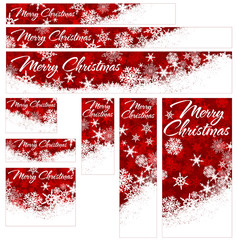 Snowflakes Christmas Web Banners