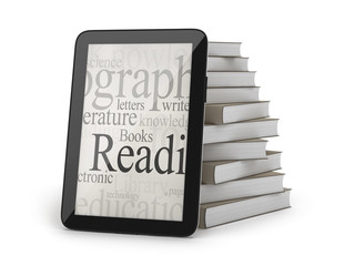 E-books concept illustration