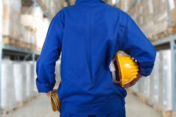 Blue collar worker.
