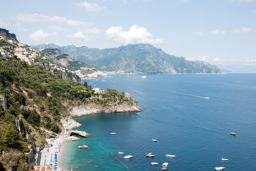 Fototapeta na wymiar Wybrzeże Amalfi, Włochy
