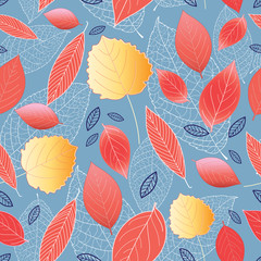 texture of autumn leaves