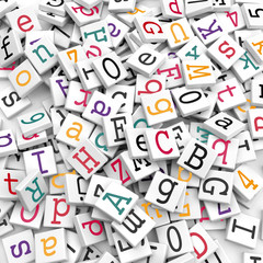 Alphabetic characters - Information concept