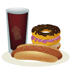 unhealthy combination of fast food