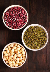 Lotus seeds and beans